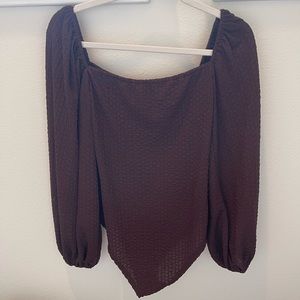 Brown SHEIN Bodysuit
